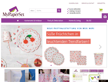 Tablet Screenshot of mypaperset.de